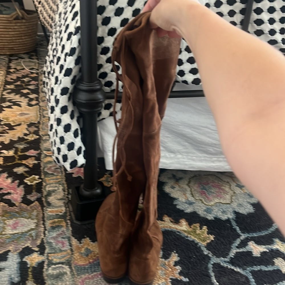 Stuart Weitzman Lowland Over-the-Knee Boots - Picture 6 of 15